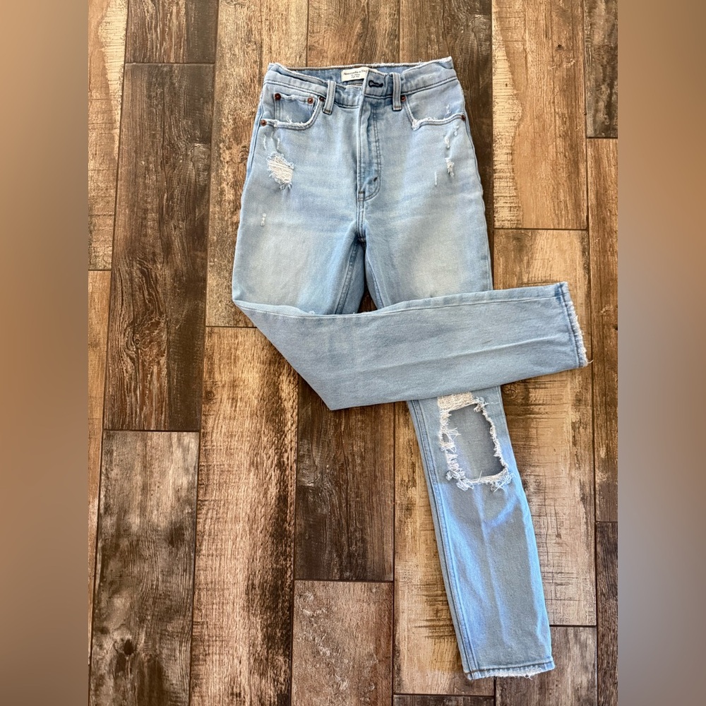 Abercrombie & Fitch The Skinny Hi-Rise Jeans Size 25/0 - Picture 2 of 7
